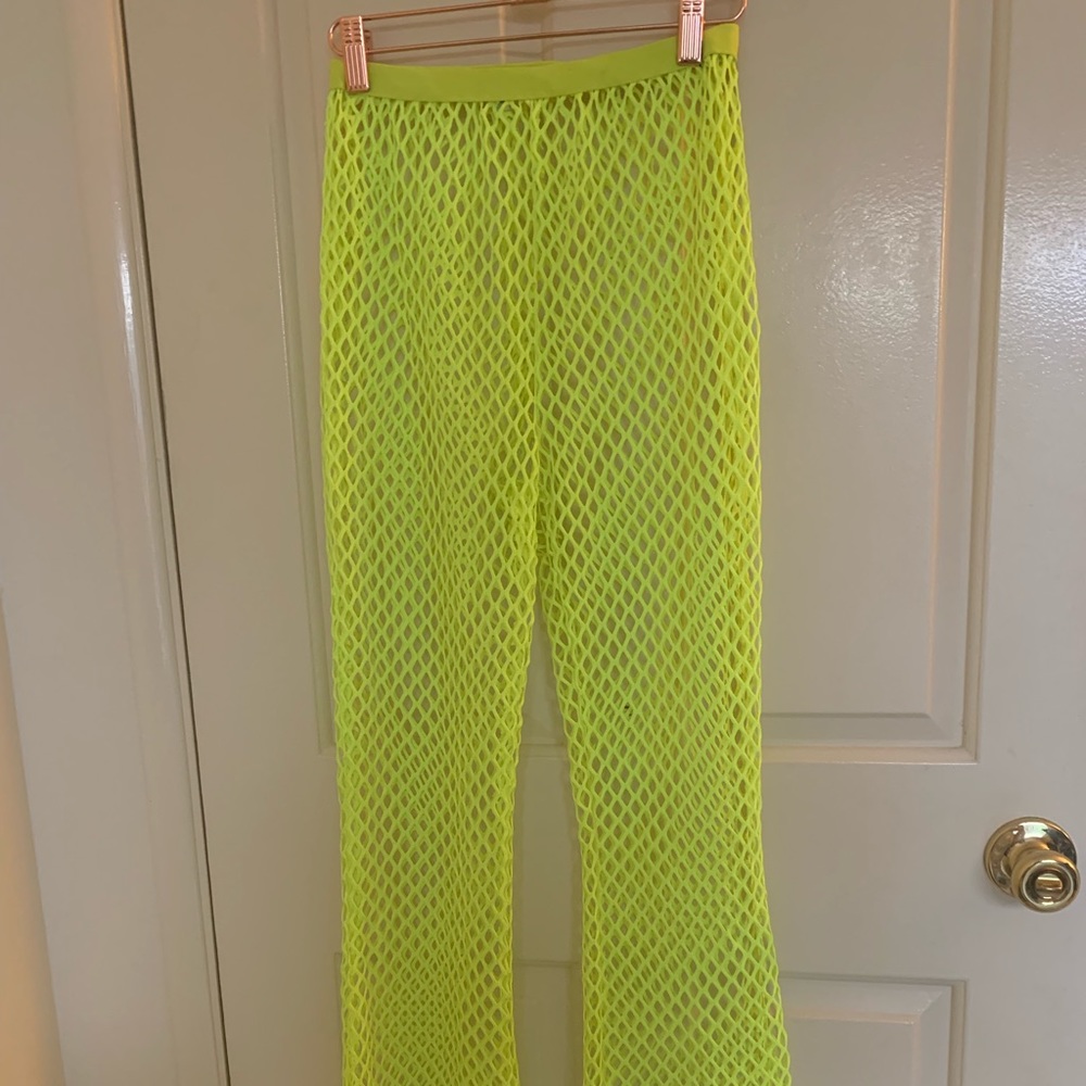 Neon Green / Yellow Mesh Bottoms